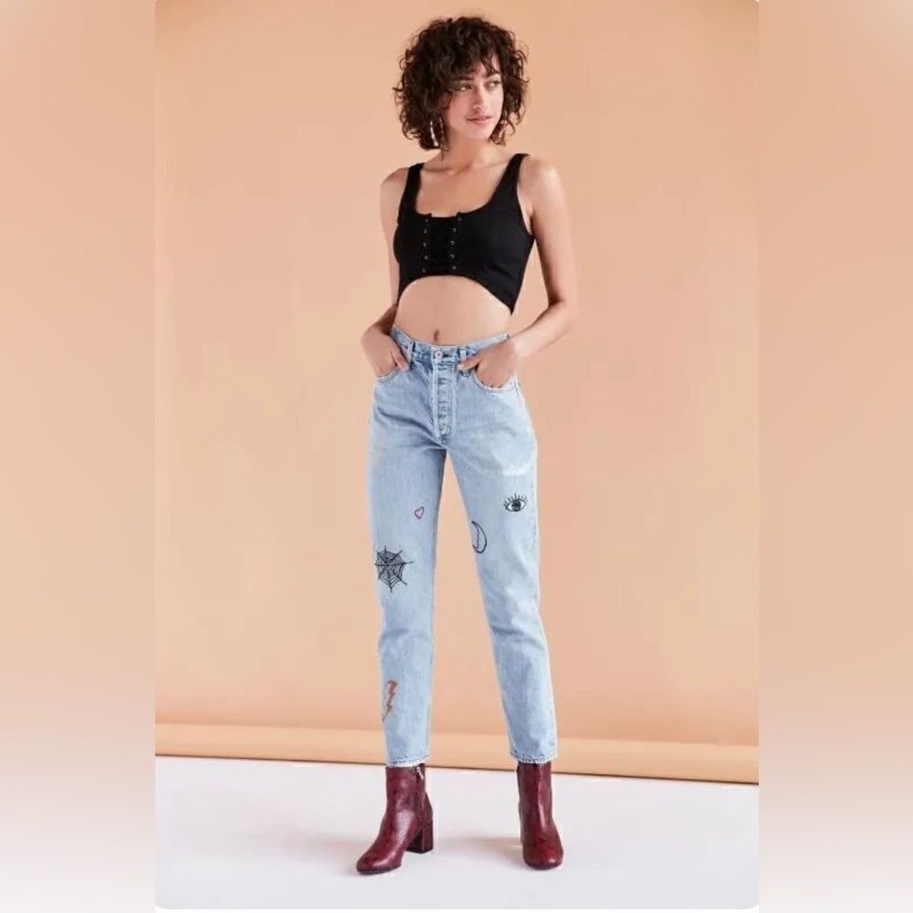 AGOLDE X UO Jamie High-Rise Jean - Rescued Crush Size 28